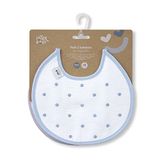 Slabbetjes Bodoques Slabbetjes rond blauw en grijs 2 stuks