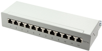 LogiLink NP0019 Patch Paneel - 12 Poorts - Cat6a - Grijs