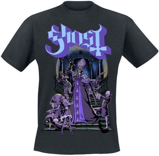 Ghost Masquerade Heren T-shirt - Zwart - XL