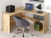 CORNITO Bureau d'angle 155 cm chêne wotan
