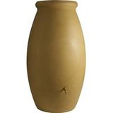 Bellijardin Récupérateur d'eau JARRE rotomoulé - Plastique - Beige - Ø80 x 143 cm - 500L - BELLI