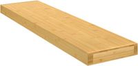 vidaXL Wandschap Bamboe - 80x20x4 cm