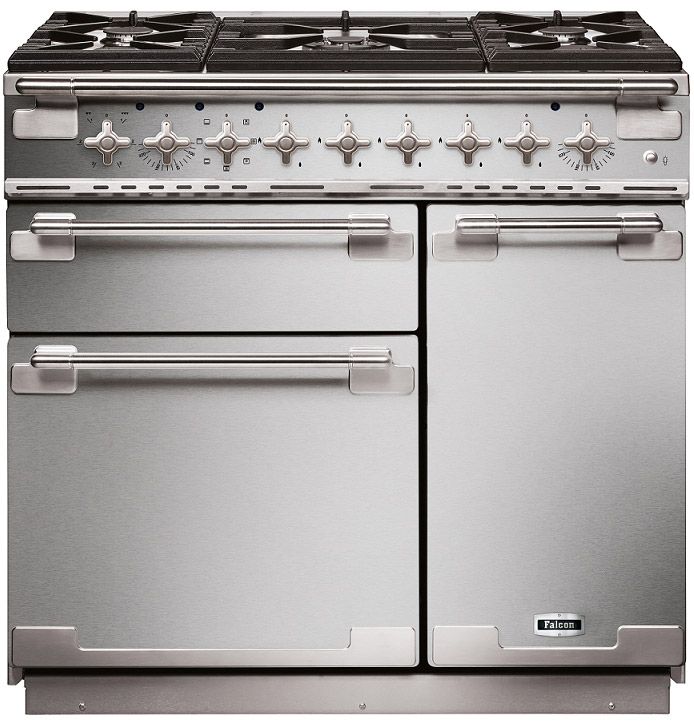 Falcon ELS90DFSSEU - 90cm Fornuis - Aluminium