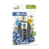 Natural Accenta Handgemaakte lippenbalsem MY LIPS in papieren tube incl. geschenkdoos, Naturel van accentra, Natuurlijke ingrediënten met amandelolie, zonder plastic, Bosbessengeur