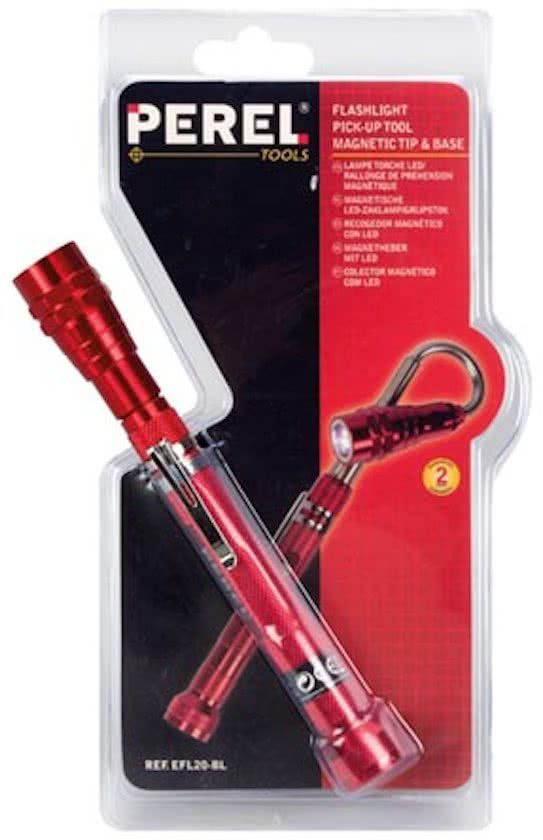 Perel Magnetische Led-Zaklamp/Grijpstok - 5410329571214