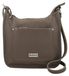 Barberini's Sac bandoulière en cuir naturel gris 28x25x7 cm