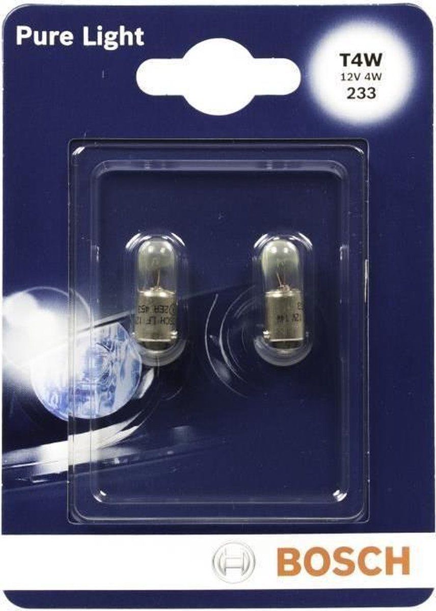 Bosch Ampul Pure Light 2 T4W 12V 4W