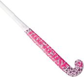 Princess Woodcore Junior Leopard Pink/White Hockeystick 35 Inch