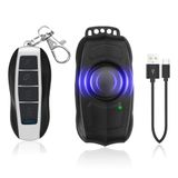 Fietsalarm EBUYFIRE Verbeterd fietsalarm met afstandsbediening, USB-oplaadbaar, waterdicht, anti-diefstal, trillingssensor, bewegingssensor, fietsalarm, elektrische scooter, motoralarm, super luid geluid 110