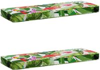 vidaXL - 2-delige - Bankkussens - VUGHT - 2 - st - 100% - Polyester - Meerkleurig