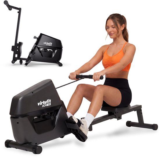 VirtuFit Row 1.0 Roeitrainer - Inklapbaar - Met LCD-scherm - Zwart