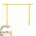 Tafel decoratiestang verstelbaar, geel