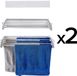Foxydry 2x Hide 71 cm Blanc - Sèche-linge mural