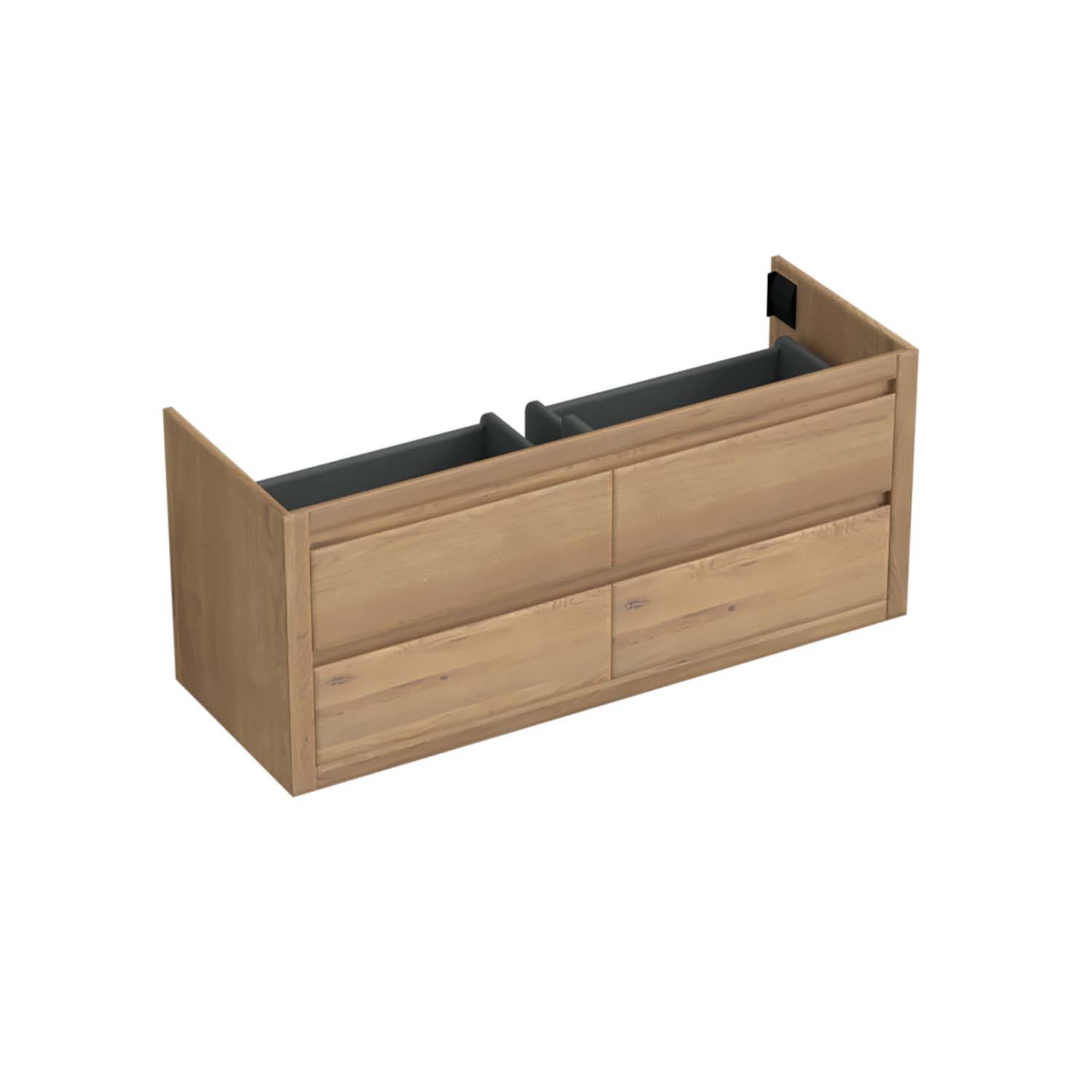 Forzalaqua Gela Onderkast - 140x51x60 cm - Eiken Oyster