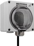ELEKTRO-PLAST OPATÓWEK AQUA66 - Hermetisch Stopcontact - Grijs - 16A - 250V