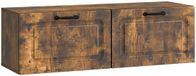 vidaXL Wandmontage TV-kast Gerookt eiken 98 x 31 x 30 cm