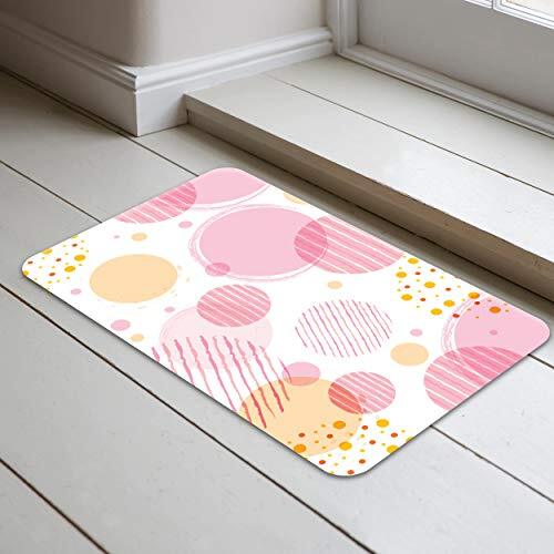 Bonamaison antislip Badmatten - Doormat, eenvoudig te reinigen badmat, zacht Polyester douchekleed 1 Stuk 40 x 70 cm - Ontworpen en geproduceerd in Turkije