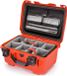 Nanuk 918 Case w/lid org. - w/divider - Orange - Pro Photo Kit case