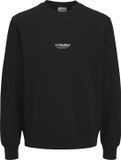 JACK&JONES ESSENTIALS JJESOHO SWEAT CREW NECK NOOS Heren Trui Zwart XXL