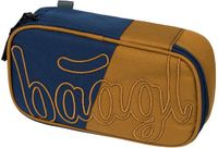 Baagl School etui Duo Kleur Blauw/Bruin 1-rits