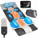 Klegu Tapis de massage corporel complet - Massage du dos - Massage du cou - Massage des hanches - Matelas de massage - Douleurs dorsales et cervicales - Sac de rangement inclus - Massage par compression - Fonction de chaleur électrique - Réglable - Pliable