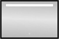 Best Design Black Miracle LED Mirror - 100x80cm - Black - Aluminum - Industrial Style