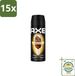 Axe 15 x Deodorant Bodyspray Magnum Gold Caramel Billionaire - 150 ml