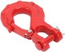 Allecto plus - Haak de sécurité en acier allié pour transport de camions - Résistant à la rouille - Durable - Rouge