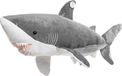 Gustaw Shark ours en peluche ADI, gris, 60 cm
