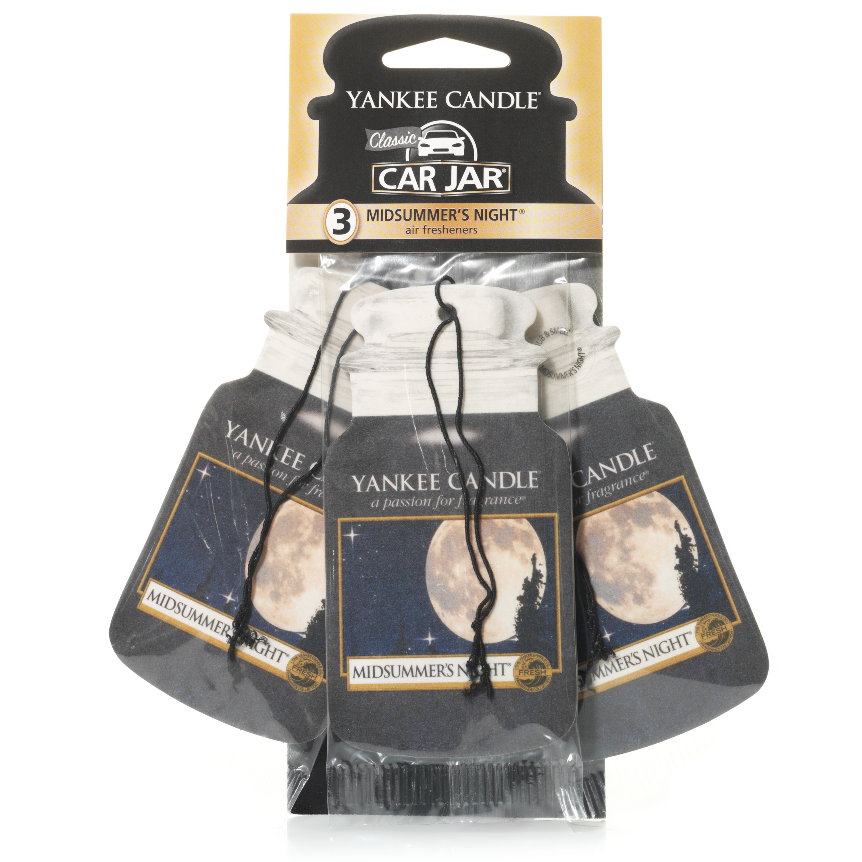 Yankee Candle Midsummer Nights Car Jar Bonus 3 Pack