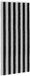 vidaXL Rideau anti-insectes chenille gris et noir 100 x 220 cm