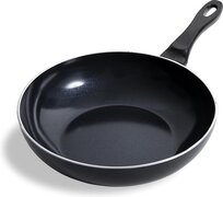 BK Vivid Wok 28cm/3.7 Liter met antiaanbaklaag, Zwart