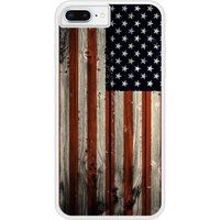 USA Hood Bedrukt siliconen hoesje compatibel met iPhone 8 Plus