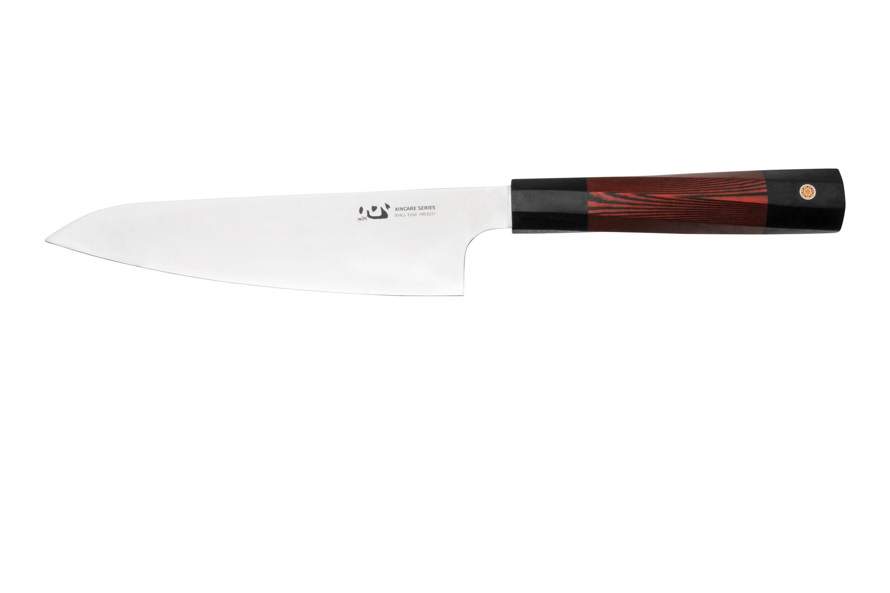 Xin Cutlery XinCare XC104 Universeelmes - Zwart/Rood - 18 cm