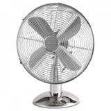 ProfiCare PC-VL 3062 M - Chrome 25cm Table Fan - Metal