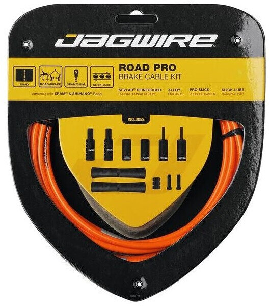 Jagwire Road Pro Brake Cable Kit, orange