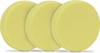 VONROC Disques de polissage/Dosettes en mousse pour polisseuses – 125mm, 3 pièces – Jaune