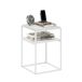 Furinno Modern Lifestyle Stapelbaar Plank, 2-Tier, Engineered Wood, Solid Wit/Wit