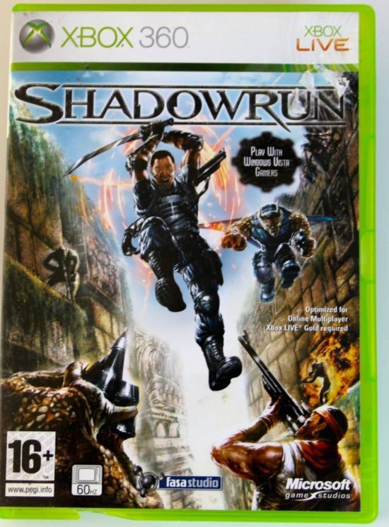 Microsoft Shadow Run Xbox 360