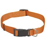 CHAPUIS SELLERIE SLA186 verstelbare hondenhalsband - nylon riem oranje - breedte 25 mm - lengte 38-65 cm - maat L