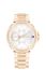 Tommy Hilfiger Analoog multifunctioneel kwartshorloge voor dames met zilveren roestvrijstalen armband - 1782754, Goud, armband
