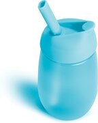 Munchkin Simple Clean Rietjesbeker - Eenvoudig te reinigen - Antilek - Vaatwasser bestendig - Vanaf 12 maanden - Blauw