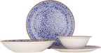 Bone Serviesset (Medium) - Edera Cobalt - 24 delig - 6 persoons - Porselein