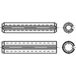 TOOLCRAFT TO-5434500 Goupilles à ressort Acier à ressort 50 pièce(s)