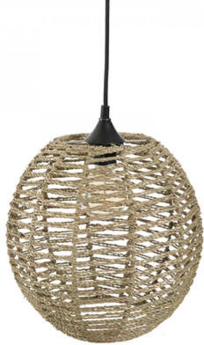 Atmosphera Créateur d'intérieur Atmosphera Hanglamp Design Metal Rotan Diameter 33 cm Bol