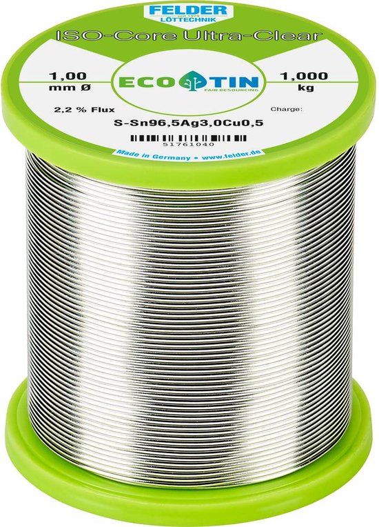 Felder LAttechnik ISOCore Ultra Clear SAC305 Soldeertin Spoe