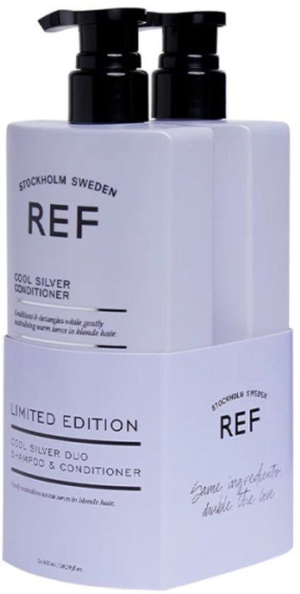 REF Stockholm Cool Silver Duo Verpakking - 600ml + 600ml