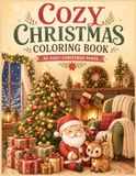 Cozy Christmas Coloring Book: 30 Cozy Christmas Pages for Adults