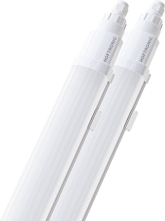 HOFTRONIC Q-series 2-pack LED TL armaturen 60cm IP65 18W 2160lm 6500K daglicht wit