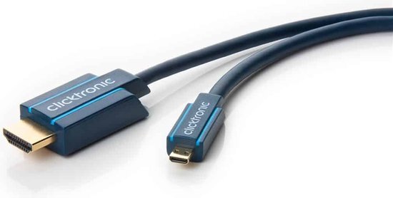 CLICKTRONIC 3m Micro-HDMI Adapter